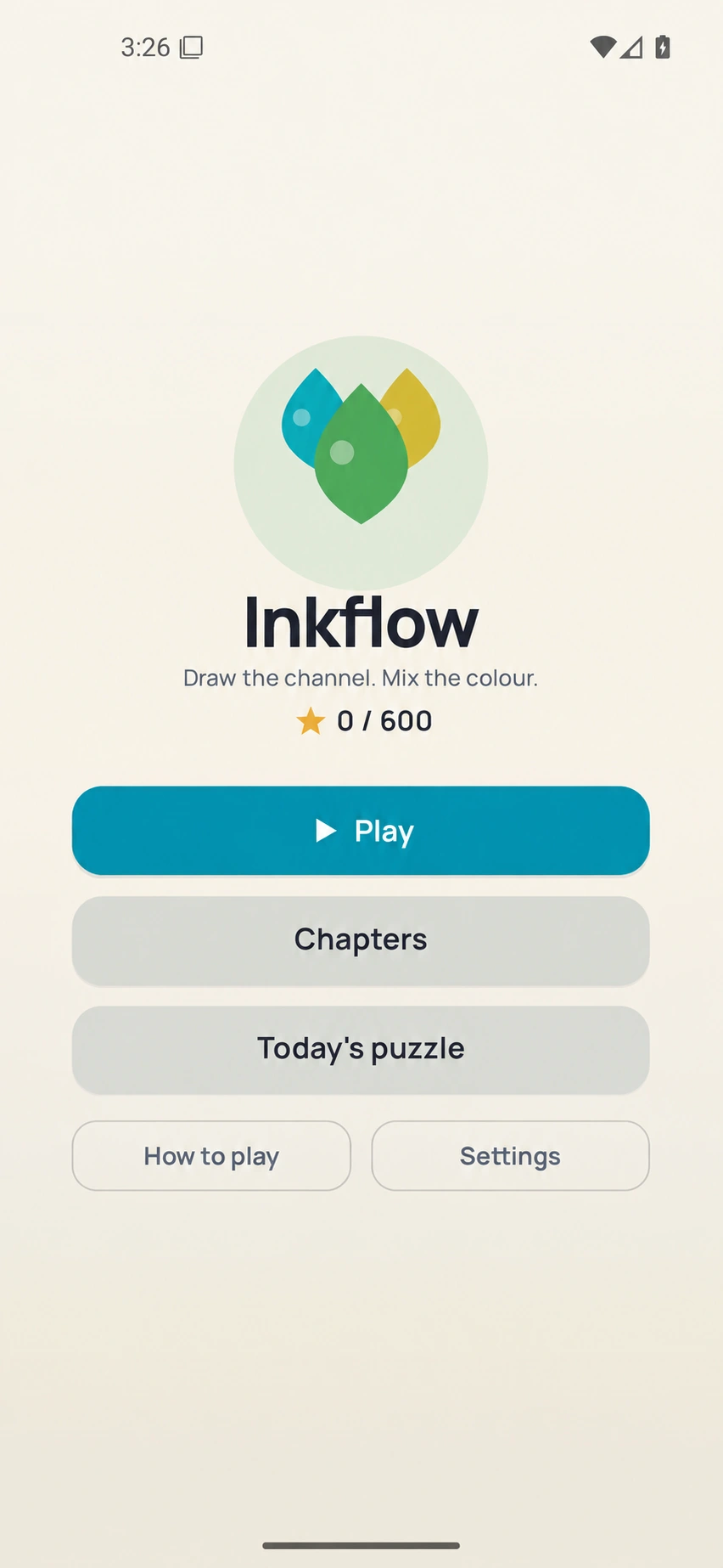 Inkflow — Product screen