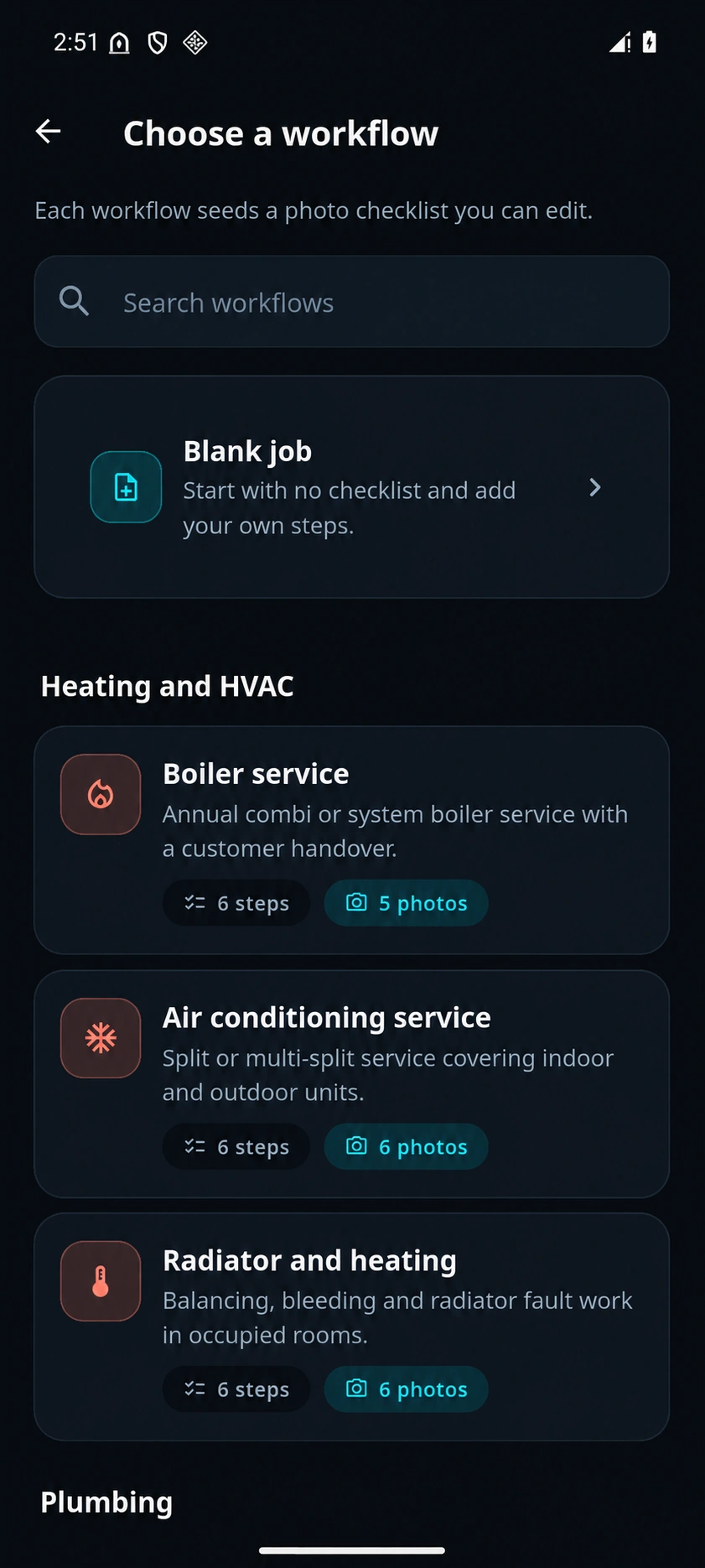 ProofCam — Product screen