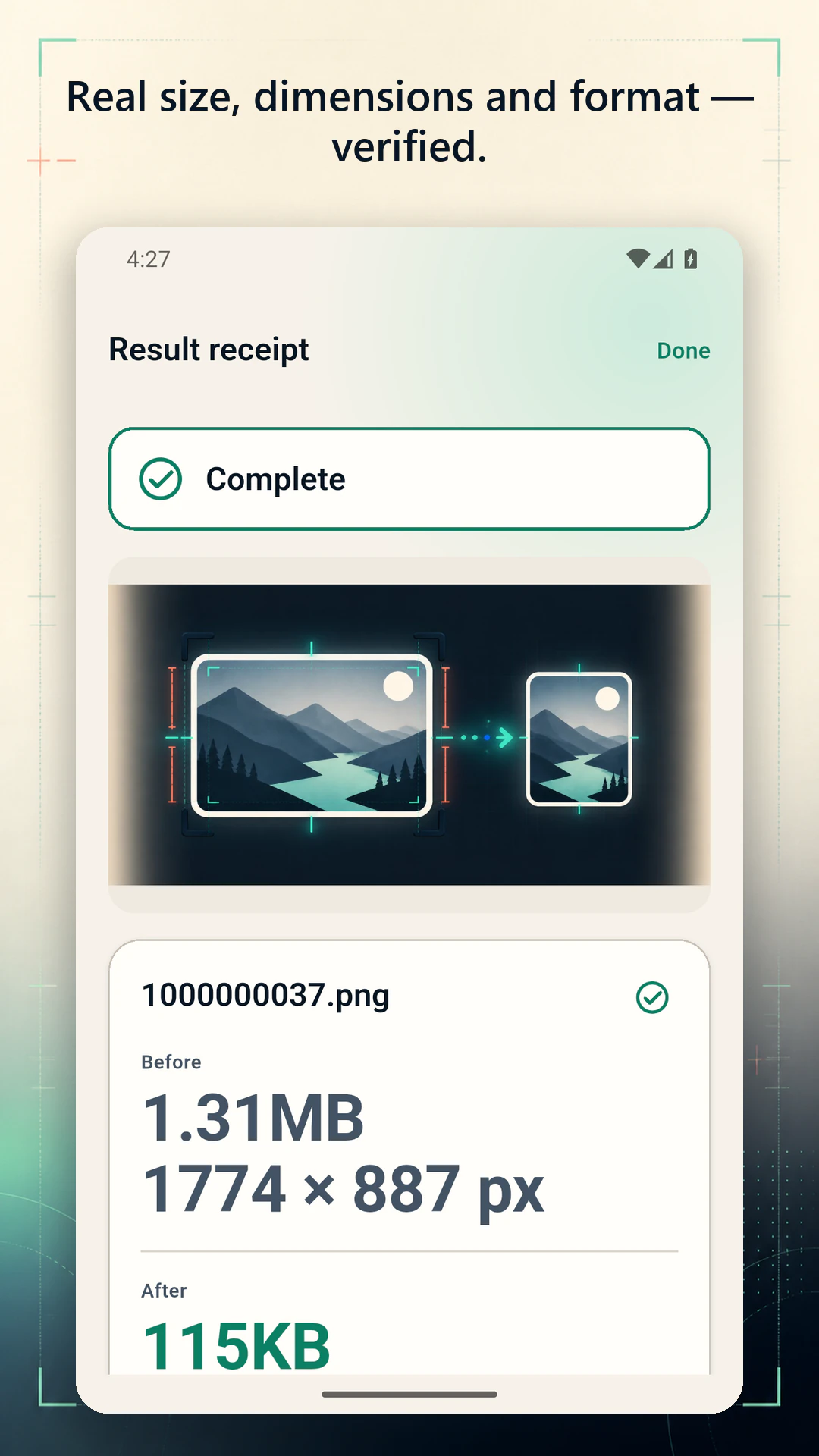 ExactFit screen 3