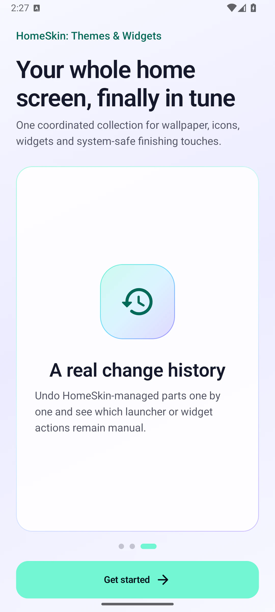 HomeSkin screen 3