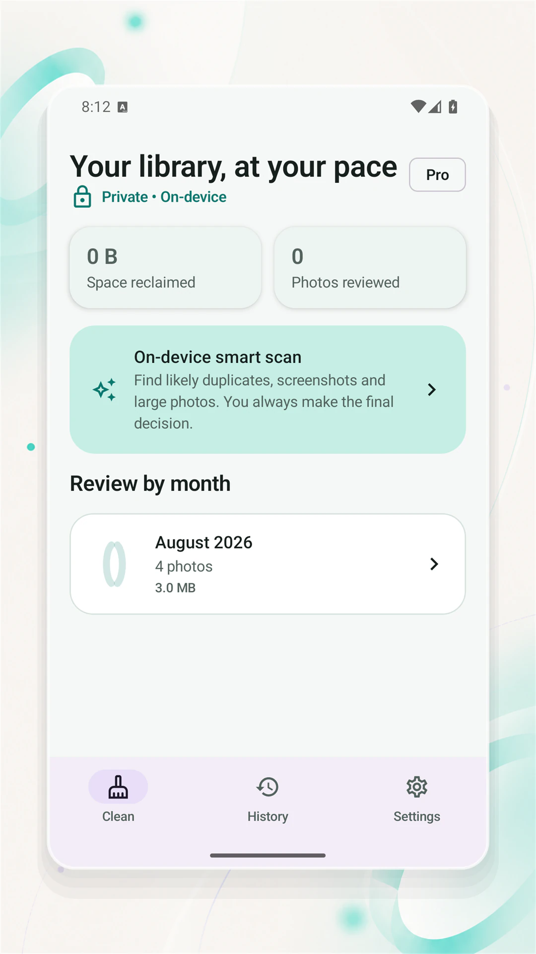 SwipeZero screen 2